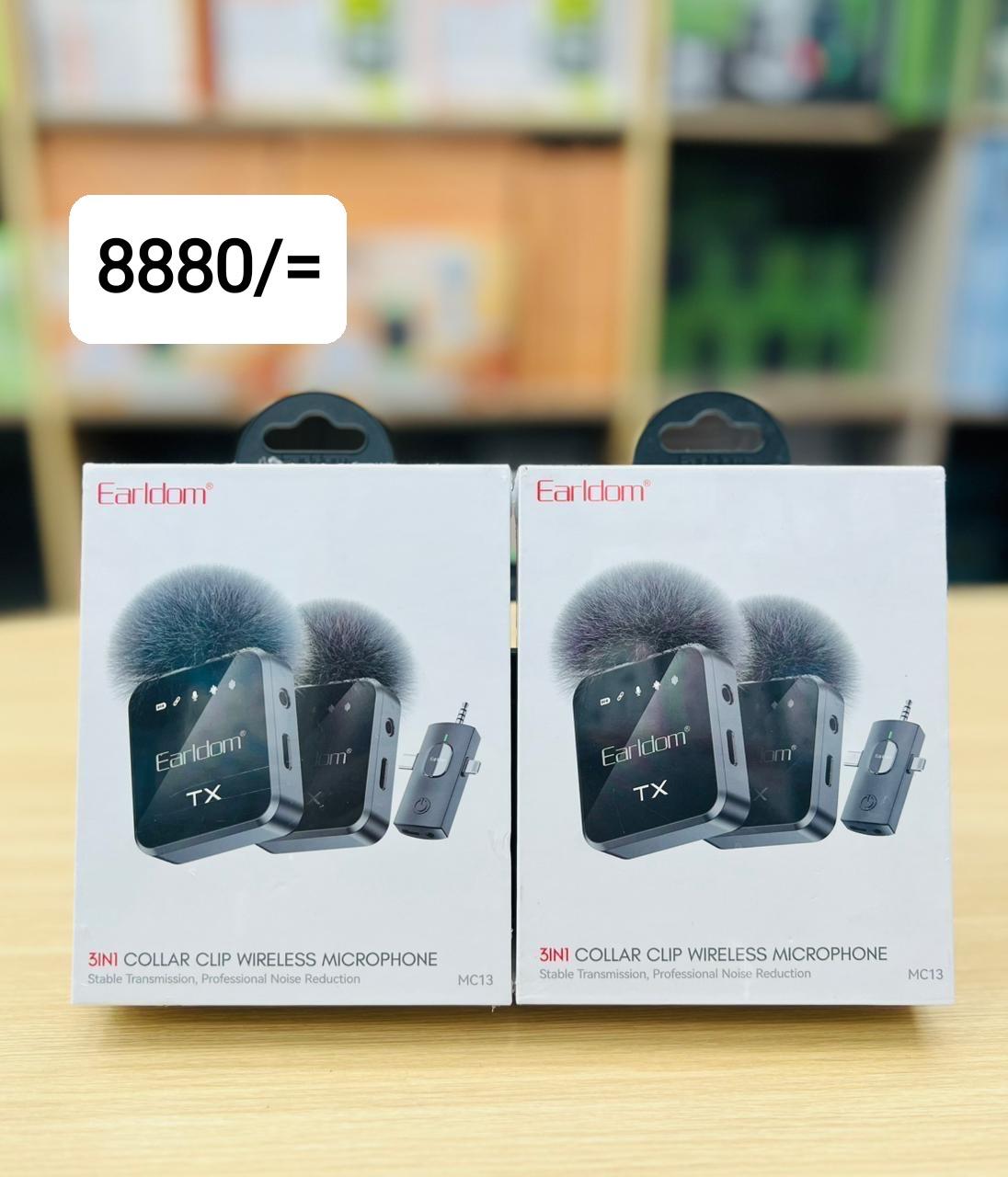 3IN1 Collar Clip Wireless Microphone - MC13